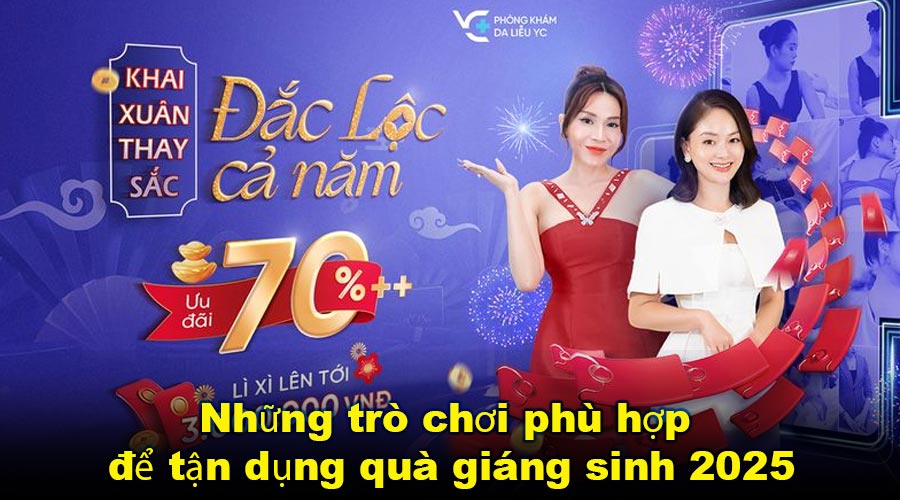 Những trò chơi phù hợp để tận dụng quà giáng sinh 2025